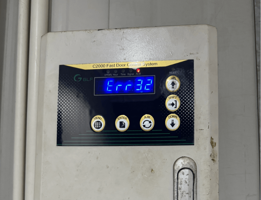 bkj c2000快速卷簾門Err32故障碼及解決辦法縮略圖 bkj c2000快速卷簾門Err32故障碼及解決辦法縮略圖